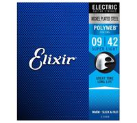 Elixir 12000 POLYWEB Superlight Electric Guitar Strings 9-42