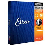 Elixir 12052 NANOWEB Light Electric Guitar Strings 10-46