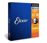 Elixir 12302 Strings Electric Guitar Strings w NANOWEB Coating, Baritone (.012-.068)
