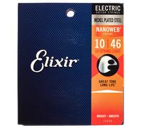 Elixir Strings 12-String Electric Guitar Strings w NANOWEB Coating, Light (12450)