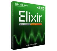Elixir 14077 Strings Nickel Plated Steel 4-String Bass Strings w NANOW