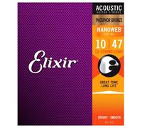 Elixir 16152 NANOWEB Phosphor Bronze 12-String Set 10-47