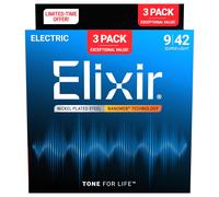 Elixir 16566 Nanoweb 9-42 3 Pack
