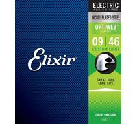 Elixir 19027 Optiweb Custom Light 9-46 Electric Guitar Strings 1-3 Packs