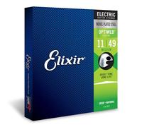 Elixir 19102 ® Strings Electric Guitar Strings with OPTIWEB® Coating, Medium (.011-.049), Blue