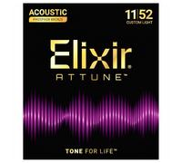 Elixir 21027 ATTUNE 92/8 Phosphor Bronze Custom Light 11-52