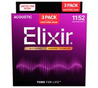 Elixir 80/20 Nanoweb 11-52 3 Pack