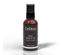 Elixir Beard Growth Oil, Natural Growth Thickener, Premium Blend with Apricot, Avocado, Macadamia, Argan Oils, Bergamot & Cardamom Scent, As Seen in GQ & VOGUE magazine