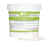 Elixir Citric Acid | 20kg Tub | Anhydrous Fine | for Use with Bath Bombs, Cleaning, descaling, preservative, Cooking, Nutrient, Elderflower, Food Grade | available quantities (from 500g to 25kg)