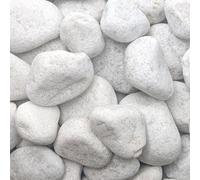 Elixir Garden Supplies 40mm White Marble Decorative Chippings X160Kg
