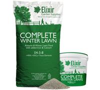 Elixir Garden Supplies Elixir Gardens Complete Winter & Autumn Lawn Feed/fertiliser With Iron & Calcium 4-3-8+4Fe X1Kg Bag