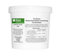 Elixir Garden Supplies Elixir Gardens Pro Grower Blended Quick Release Top Dressing Fruit & Flower Fertiliser / Feed X5Kg Tub