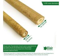 Elixir Garden Supplies Elixir Gardens Strong Heavy Duty Professional 7 Foot Bamboo Plant Support Garden Canes X30