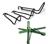 Elixir Garden Supplies Elixir Gardens Wire Buckle Cane Clips, Coated Galvanized Steel Construction, 11mm (Quantity X5)