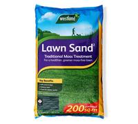Elixir Garden Supplies Westland Lawn Sand Moss Treatment Grass Tonic Fertiliser Treats 200 Sqm 8X 16Kg Bag