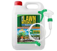 Elixir Gardens 4L Hytrol Ready to Use Selective Lawn Weed Killer & Herbicide | Kills Weeds NOT Lawn | Treats 200 sq.m per bottle | 4 Litre (with Spary Head & Hose) x 1