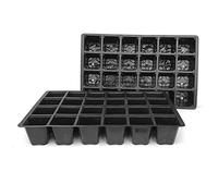 Elixir Gardens 50 x 24 Cell Bedding Plant Pack Inserts for Full Size Trays | Reusable Seed Germination
