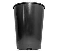 Elixir Gardens Black Recycled Plastic Deep Rose Pots 1,2,3,4,7 Litre Quality Plastic Plant Pot | 2ltr x 40