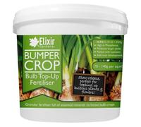 Elixir Gardens Bumper Crop Bulb Top Up/Maintenance Fertiliser & Bulbous Plant/Crop Feed | N.P.K: 5-19-10+3Mg | Slow-Release Potting Mix & Top Dressing | 15kg Tub
