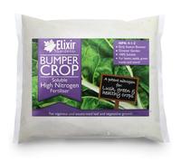 Elixir Gardens Bumper Crop High Nitrogen Fertiliser | N.P.K: 4-1-2 | From 1kg to 20kg, Perfect for Brassicas, Leafy Plants & Vegetables | 20kg Polythene Bag (Makes 20,000L of Liquid Feed)