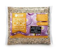 Elixir Gardens Bumper Crop Onion, Leek & Garlic Food | 500g-25kg Weights Available in Bags & Tubs | Bulb Root Fertiliser & Plant Feed | 5kg Bag | Treats over 70sqm