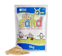 Elixir Gardens Children's Washed & Graded Play Sand (5kg, 10kg or 25kg Bags) | Safe, Non-Stain & Non-Toxic PlayPit Ready (1, 5kg)