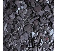Elixir Gardens Decorative Coloured Blue Slate Stones Pebbles Cobbles Paddlestones Gravel Chippings Aggregate Various Sizes 1kg-1000kg | (10kg, Blue Slate 20-80mm)