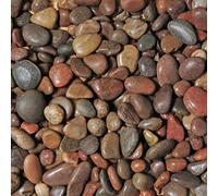 Elixir Gardens Decorative Coloured Scottish Pebbles Cobbles Stones Paddlestones Gravel Chippings Aggregate Various Sizes 1kg-1000kg | (10kg, Scottish Pebbles 20-40mm)