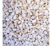 Elixir Gardens Decorative White Marble Stones Gravel Chippings Pebbles Cobbles Paddlestones Aggregate Various Sizes 1kg-1000kg | (5kg, White Marble)