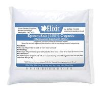 Elixir Gardens Epsom Salts (Magnesium Sulphate) Finest Organic FCC Food Grade | 500g