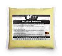 Elixir Gardens Flowers of Sulphur 99.99% Purity Fungicide & Soil Conditioner | Sulphur Powder Fertiliser | 1kg