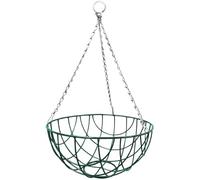 Elixir Gardens Green Hanging Basket Various Widths 12-18" Optional Liners and Brackets | 12" x1