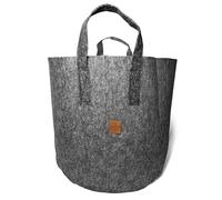 Elixir Gardens Grey Fabric Grow Bag Air Pruning Plant Pot Hydroponics Container Reusable Pouch 2x39L
