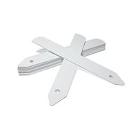 Elixir Gardens L4 Plastic Re-Usable Plant & Flower Labels | Pen & Pencil Compatible | from 50-10000 | 4" / 10cm White Stick in Label x 5000