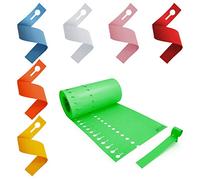 Elixir Gardens Loop Lock Labels | Selection of Colours & Quantities of 100-5000 | Professional Quality Tie-On Plant & Garden Tags | 220mm x 25mm Green x 5000