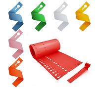 Elixir Gardens Loop Lock Labels | Selection of Colours & Quantities of 100-5000 | Professional Quality Tie-On Plant & Garden Tags | 220mm x 25mm Red x 2000