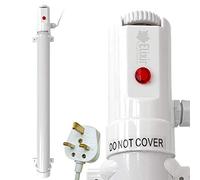 Elixir Gardens Low Energy TH03-B Tube Heater | Various Sizes/Power Options with Adjustable Thermostat Bathroom, Greenhouse & Garage 90cm / 180W