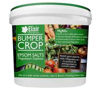 Elixir Gardens Magnesium Sulphate Epsom Salts | Ready To Use Gardening Fertiliser MgSo4 | 20kg Tub | 100g - 25kg