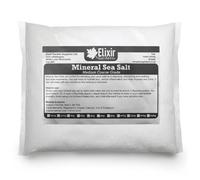 Elixir Gardens Mineral Sea Salt Medium Coarse Grade 0.8-2mm Granules | Natural Bathing/Bath Spa Salt Additive | Various Sizes 500g-25kg | Bag 4kg