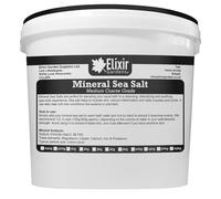 Elixir Gardens Mineral Sea Salt Medium Coarse Grade 0.8-2mm Granules | Natural Bathing/Bath Spa Salt Additive | Various Sizes 500g-25kg | Tub 5kg