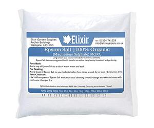Elixir Gardens Natural Medical Organic FCC Food Grade Epsom Salts - Great for Baths! | Available in Qty from 500g to 25kg | (15kg)