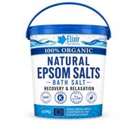 Elixir Gardens Organic Epsom Salts Food Grade, Supplied in a Tub (10kg)