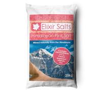 Elixir Gardens Organic Himalayan Pink Salt Various Sizes 250g-25kg | Fine Grade | 25kg