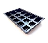 Elixir Gardens Plant Pot Carry Trays Flower/Seedling Potting Tray Various Sizes 7cm-13cm Various Quantities 1-100 | 7cm Square Tray x 3