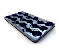 Elixir Gardens Plant Pot Carry Trays Flower/Seedling Potting Tray Various Sizes 7cm-13cm Various Quantities 1-100 | 9cm Round Tray x 2