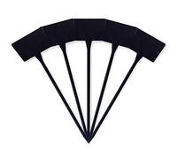 Elixir Gardens Plastic Stick in Angle Head Plant Pot Labels | Flower Label | Various qty available from 10 to 1000 | Choose from a selection of colours | 40cm Black x 300