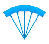 Elixir Gardens Plastic Stick in Angle Head Plant Pot Labels | Flower Label | Various qty available from 10 to 1000 | Choose from a selection of colours | 40cm Blue x 10