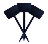Elixir Gardens Plastic Stick-in Angle Head Plant Pot Labels | Quantities of 10-10000 Available | 19cm Black x 300
