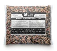 Elixir Gardens Seasonal Lawn Fertilisers for Turf & Grass | Autumn & Winter Granular Feed | 3-15-15 + trace Elements | Treats 40 Sq. Meters