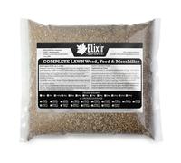 Elixir Gardens Seasonal Lawn Fertilisers for Turf & Grass | Complete Lawn Weed, Feed & Mosskiller with added Iron | 10-2-2+8Fe | Treats 500 Sq. Meters